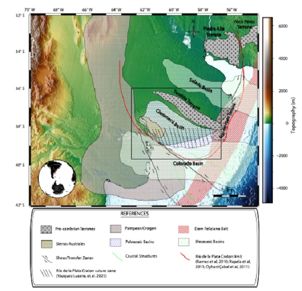 3D thermal and rheological models of the southern Río de la Plata ...