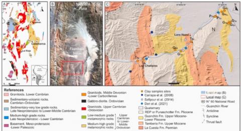 Pub-Ciccioli-Clay mineral assemblages as